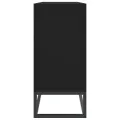 Buffet noir 105x30x65 cm bois d'ingénierie