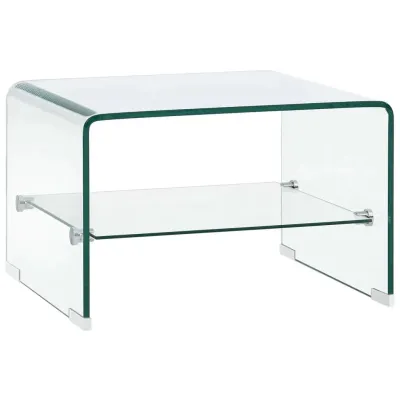 Table basse Clair 50 x 45 x 33 cm Verre trempé