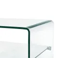 Table basse Clair 50 x 45 x 33 cm Verre trempé