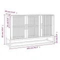 Buffet 105x30x65 cm bois d'ingénierie