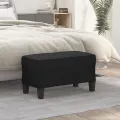 Banc Noir 70x35x41 cm Similicuir