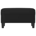 Banc Noir 70x35x41 cm Similicuir