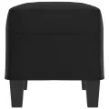 Banc Noir 70x35x41 cm Similicuir