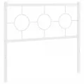 Tête de lit métal blanc 100 cm