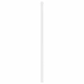 Tête de lit métal blanc 100 cm