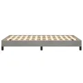 Cadre de lit gris clair 120x190 cm velours