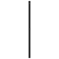 Tête de lit métal noir 80 cm