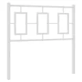Tête de lit métal blanc 90 cm
