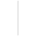 Tête de lit métal blanc 90 cm