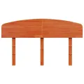 Tête de lit cire marron 135 cm bois massif de pin