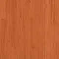 Tête de lit cire marron 135 cm bois massif de pin