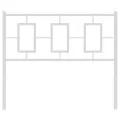 Tête de lit métal blanc 100 cm