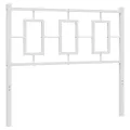 Tête de lit métal blanc 100 cm