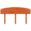 Tête de lit cire marron 160 cm bois massif de pin