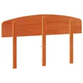 Tête de lit cire marron 160 cm bois massif de pin