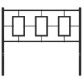 Tête de lit métal noir 100 cm