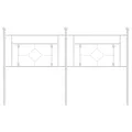 Tête de lit métal blanc 160 cm