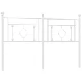 Tête de lit métal blanc 160 cm