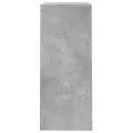 Armoire à chaussures Gris béton 60x35x84 cm Aggloméré