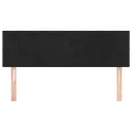 Têtes de lit 2 pcs Noir 72x5x78/88 cm Velours