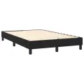 cadre de lit avec matelas LED Noir 120x200cm Velours