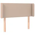 Tête de lit avec oreilles Cappuccino 83x16x78/88 cm Similicuir