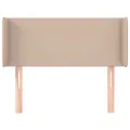 Tête de lit avec oreilles Cappuccino 83x16x78/88 cm Similicuir