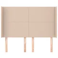 Tête de lit avec oreilles Cappuccino 147x16x118/128 cm