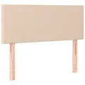 cadre de lit matelas et LED Cappuccino 80x200cm