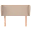 Tête de lit avec oreilles Cappuccino 83x23x78/88 cm Similicuir