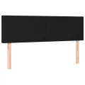 cadre de lit avec matelas Noir 140x200 cm Tissu