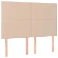 cadre de lit avec matelas LED Cappuccino 140x190 cm