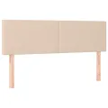 cadre de lit avec matelas LED Cappuccino 140x190 cm