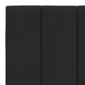 Cadre de lit avec lumières LED noir 160x200 cm velours