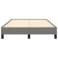 Cadre de lit gris foncé 120x190 cm tissu