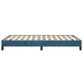 Cadre de lit bleu foncé 120x190 cm velours