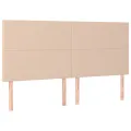 cadre de lit avec matelas LED Cappuccino 200x200 cm