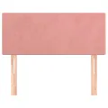 Tête de lit Rose 80x5x78/88 cm Velours