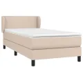 cadre de lit avec matelas Cappuccino 80x200 cm