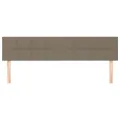 Têtes de lit 2 pcs Taupe 100x5x78/88 cm Tissu