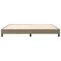 cadre de lit Taupe 200x200 cm Tissu