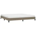 Cadre de lit Taupe 200x200 cm Tissu