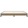 Cadre de lit Taupe 200x200 cm Tissu