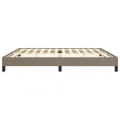 Cadre de lit Taupe 200x200 cm Tissu