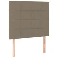 Têtes de lit 2 pcs Taupe 100x5x78/88 cm Tissu