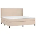 cadre de lit matelas LED Cappuccino 200x200 cm