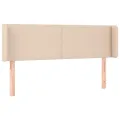 Tête de lit avec oreilles Cappuccino 147x16x78/88 cm Similicuir