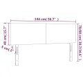 Têtes de lit 2 pcs Gris 72x5x78/88 cm Similicuir