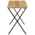 Banc avec bord vivant 105 cm bois de manguier massif