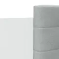 Cadre de lit et tête de lit blanc 100x200 cm bois d'ingénierie